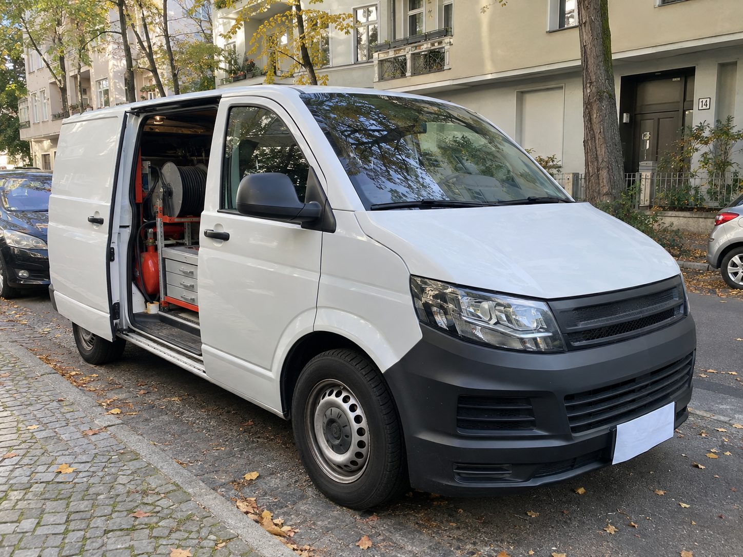 Einsatzfahrzeug des Partnerbetriebs in Berlin